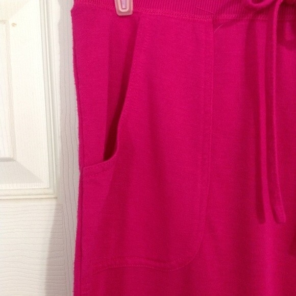 BALANCE COLLECTION Size Small Weekend Skirt Rhubarb Pink Drawstring Waistband - Picture 3 of 8